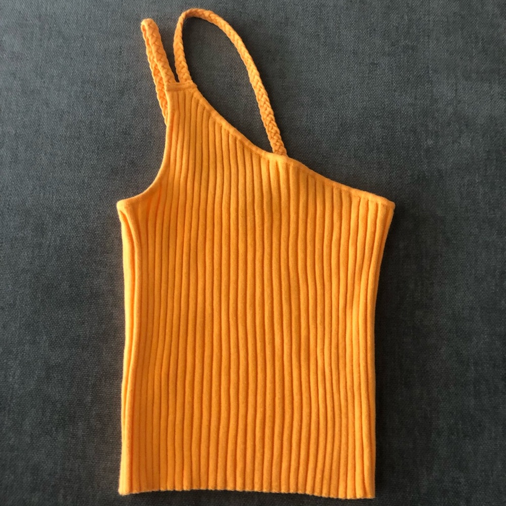 525 one shoulder sweater tank